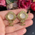 Gold Plated Pearl Finish Designer Stud Earrings for Women | Elegant Party & Festive Wear Fashion Jewellery