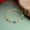 Gold Plated Evil Eye Charm Bracelet for Women