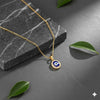 Gold Plated Evil Eye Pendant Necklace for Women & Girls | Protective Nazar Amulet Jewellery
