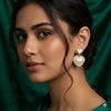Gold Plated Pearl Heart Drop Earrings for Women | Elegant Daily and Party Wear Fashion Jewellery