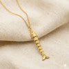 Gold Plated Fish Bone Pendant Necklace for Women | Quirky Minimal Daily Wear Fashion Jewellery