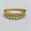 Gold Plated Floral Cutwork Bracelet for Women | Elegant Daily & Party Wear Jewellery