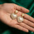Gold Plated Pearl Heart Drop Earrings for Women | Elegant Daily and Party Wear Fashion Jewellery