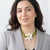 Floral Statement Beaded Necklace for Women